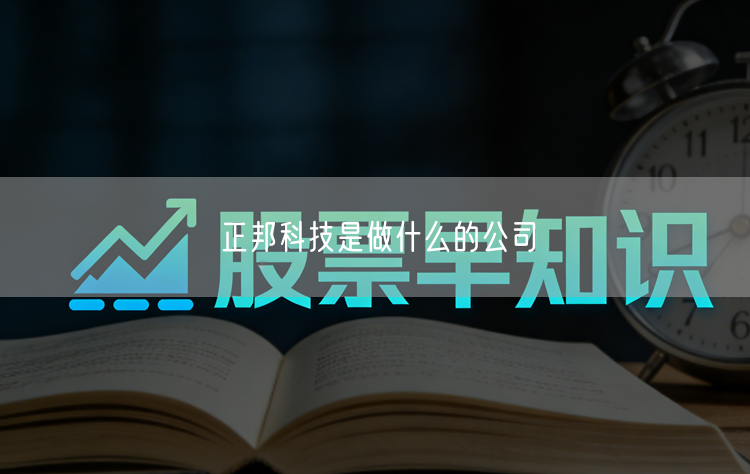 正邦科技是做什么的公司