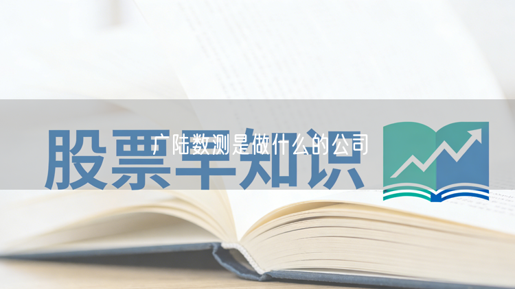 广陆数测是做什么的公司