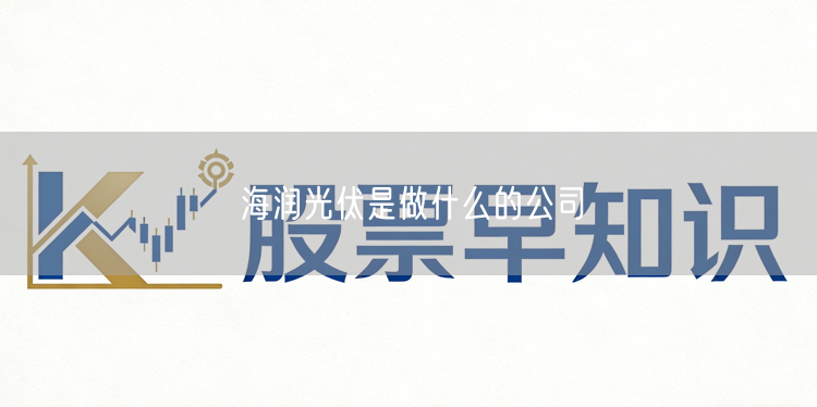 海润光伏是做什么的公司