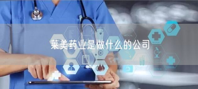 莱美药业是做什么的公司