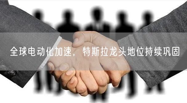 全球电动化加速，特斯拉龙头地位持续巩固