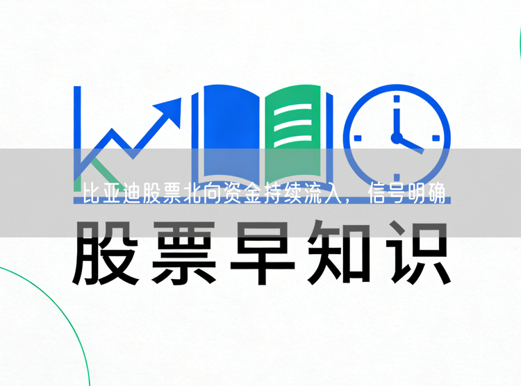 比亚迪股票北向资金持续流入，信号明确