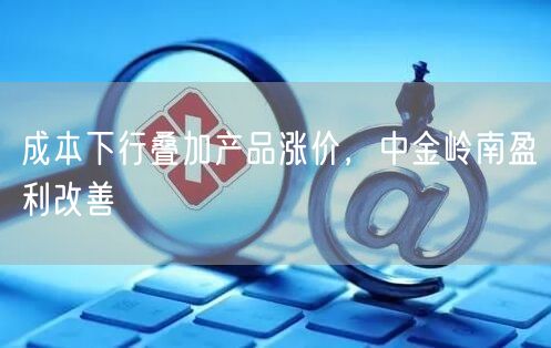 成本下行叠加产品涨价，中金岭南盈利改善