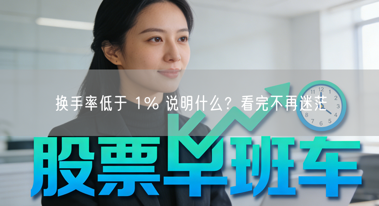 换手率低于 1% 说明什么？看完不再迷茫