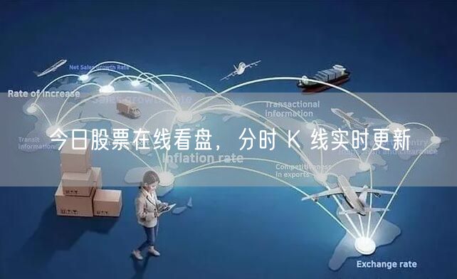 今日股票在线看盘，分时 K 线实时更新